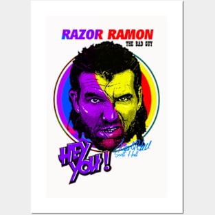 Hey You Razor Ramon 1958-2022 Thank For The Memories Posters and Art